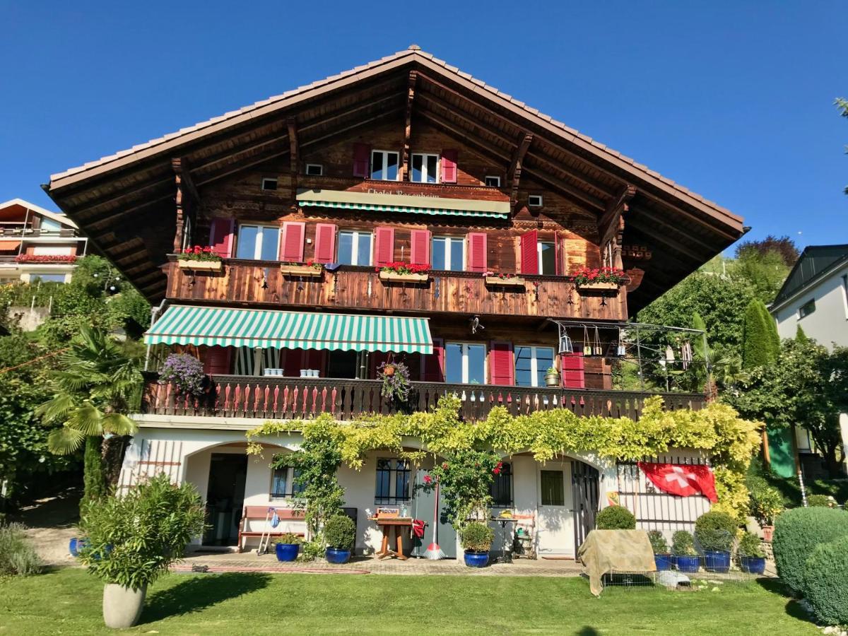 Apartamento Chalet Oberhofen Am Thunersee Exterior foto