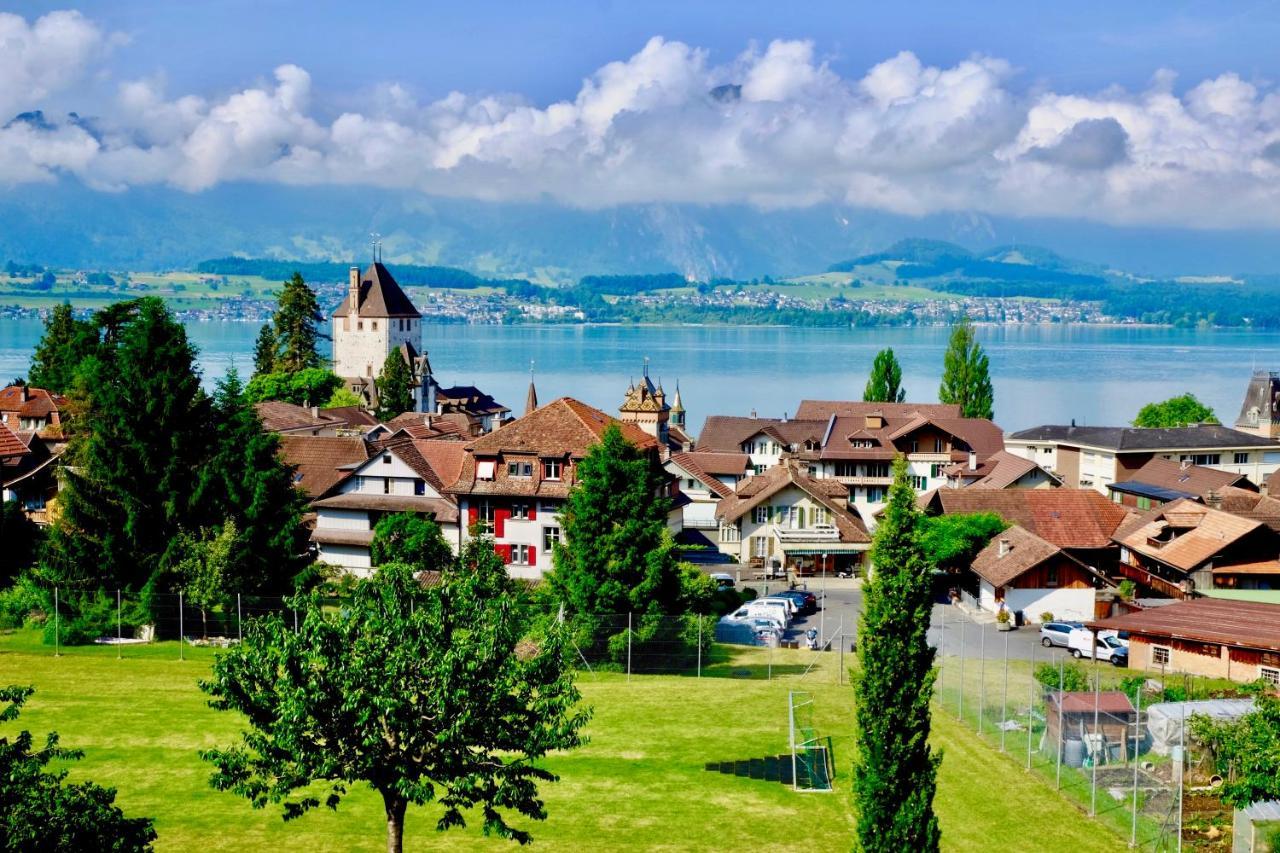 Apartamento Chalet Oberhofen Am Thunersee Exterior foto